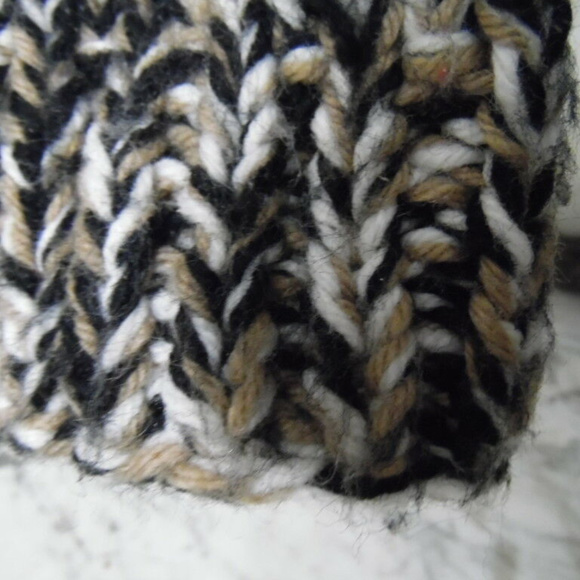 Handmade Chunky Knit Cardigan Sweater size S - Picture 7 of 8